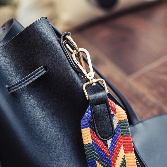 🔄🆕 SAO PAULO Drawstring Bucket Bag - Picture 5 of 6